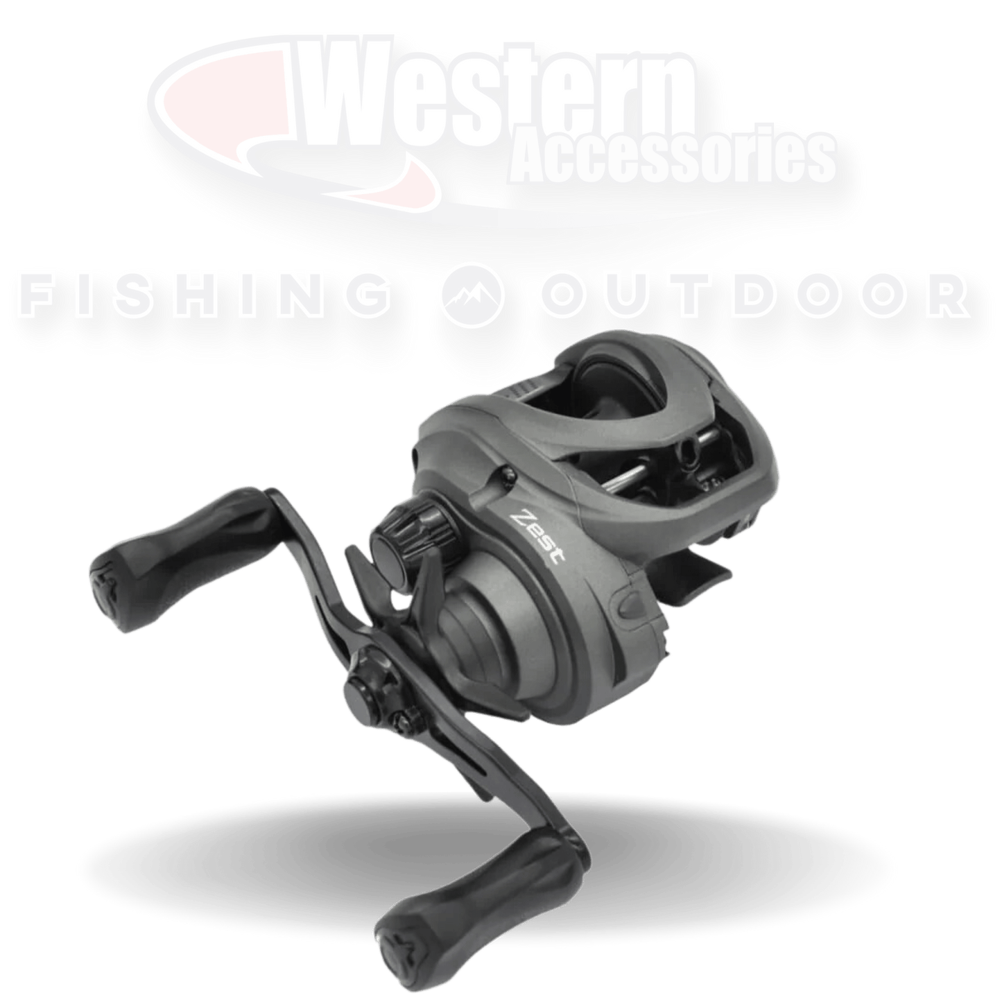 Baitcaster Reel Banax Zest Grey 5BB - Western Accessories