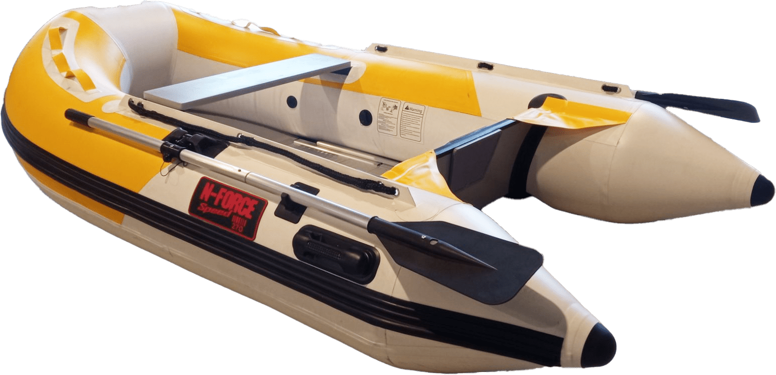 Jackel Yellow/White Inflatable Boat - Western Accessories