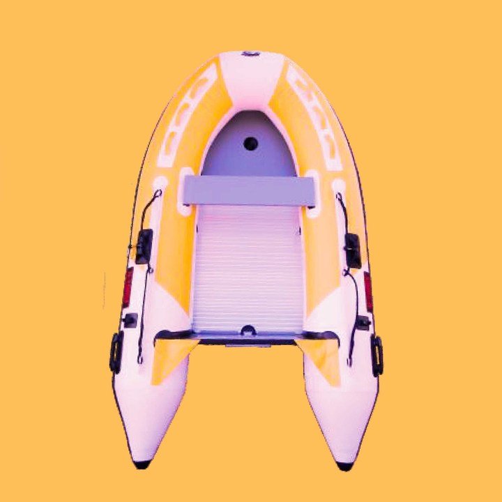 Jackel Yellow/White Inflatable Boat - Western Accessories