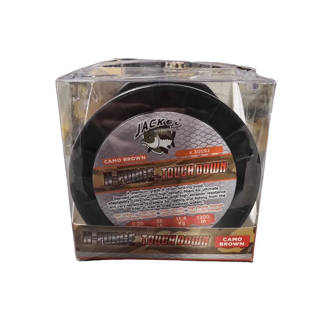 N - Force Touch Down Camo Brown Braid 1200m - Western Accessories