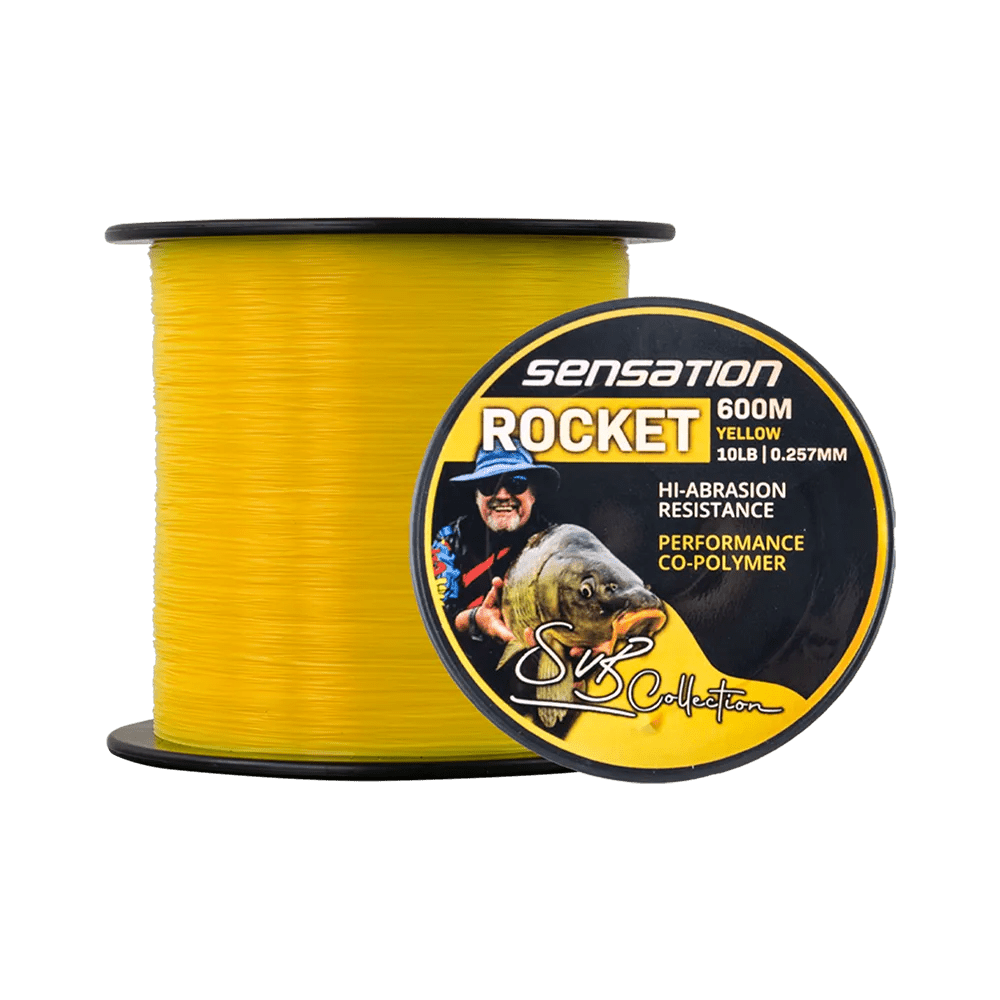 Sensation Rocket Line600M 4.6KG 0.257mm Yellow - Western Accessories