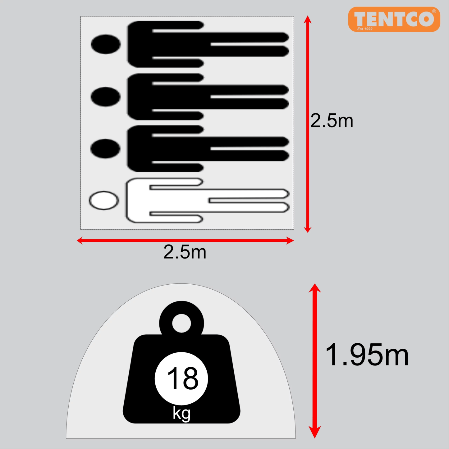 TENT DOME SAVANNAH 4 - Tentco - Western Accessories