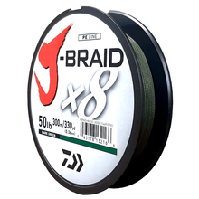 DAIWA J - BRAID X8 300M GREEN - Western Accessories