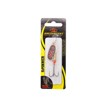 Inline Spinner Sensation- Bass Fury Copper Red Dot