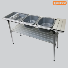 Tentco Aluminium Double Dishwash Stand
