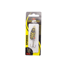 Inline Spinner Sensation - Bass Fury Gold Yellow Dot - Western Accessories