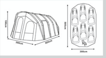 Jackel Base camp Bivvy Tent (4 - 6 Man) - Western Accessories