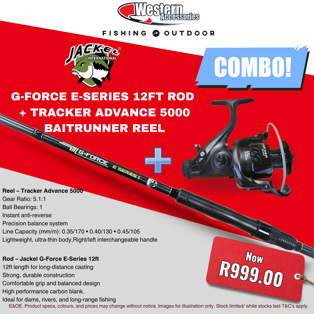 Jackel G - Force E - series 10ft + Tracker 5000 Baitrunner - Western Accessories