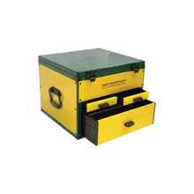MUTI BOX ALUMINIUM LARGE GREEN/YELLOW - Western Accessories