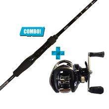 Outcast casting Rod C1 7'0 MC with Lizard Baitcasting reel combo - Western Accessories