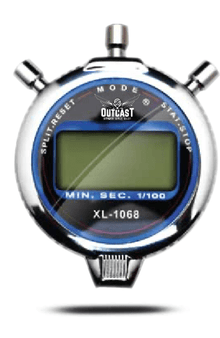Outcast Digital Stop Watch (metal) - Western Accessories