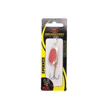 Inline Spinner Sensation- Bass Fury Red Black Scale
