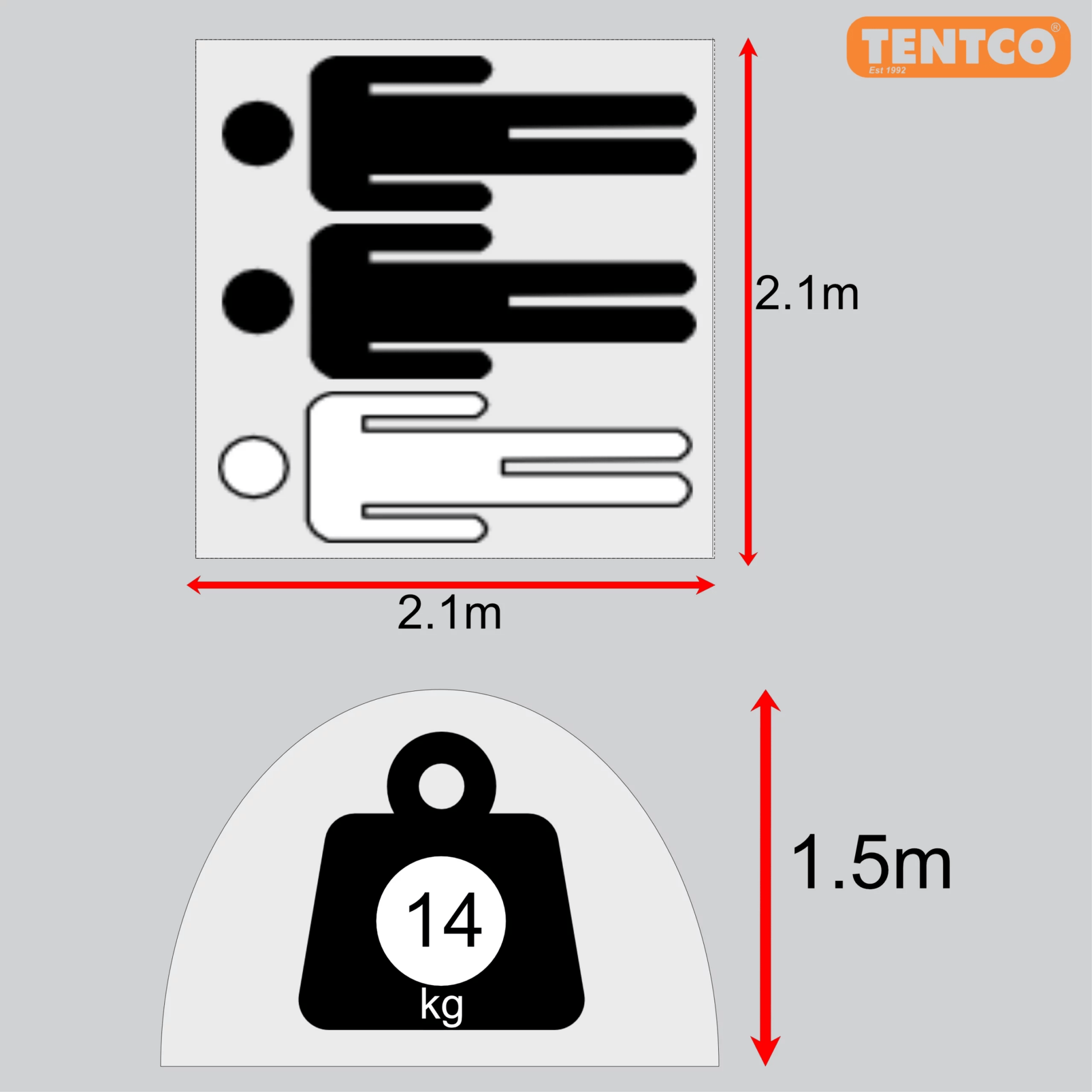 TENT DOME SAVANNAH 3 (3 Men) - TENTCO - Western Accessories