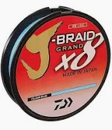 DAIWA J-BRAID X8 300M Chart